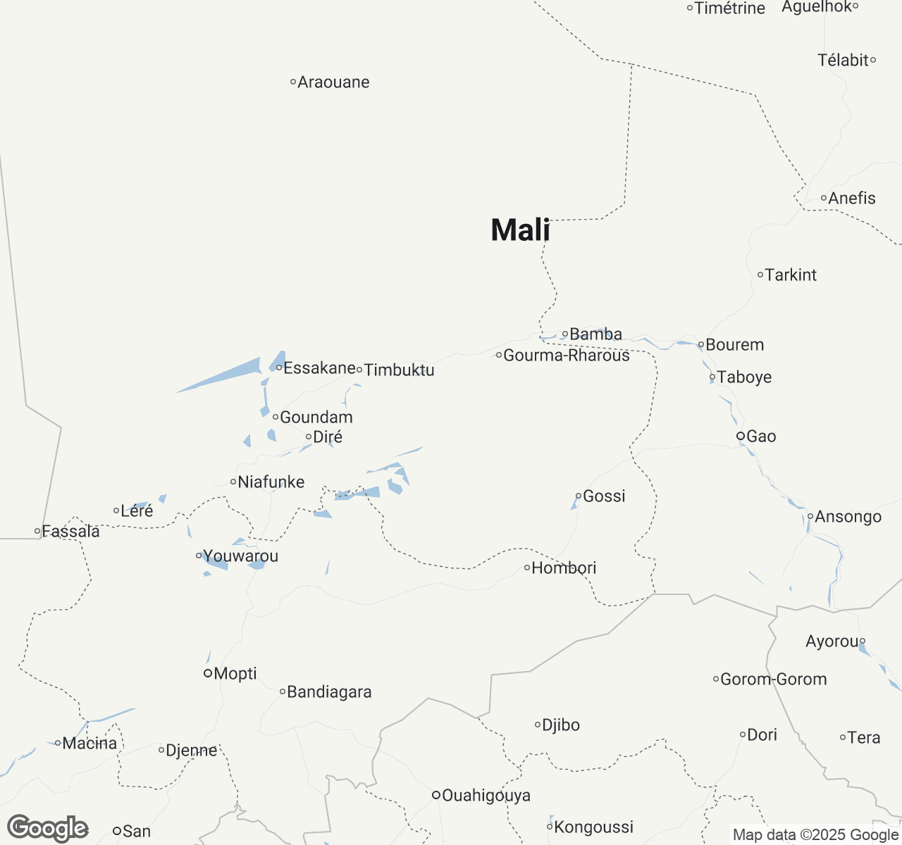 Map of Mali